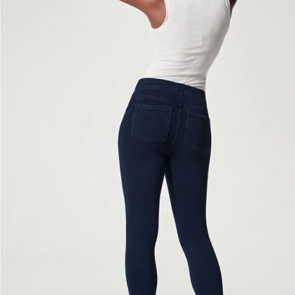 NWT SPANXS Jean-ish leggings blue size Large - Picture 7 of 7